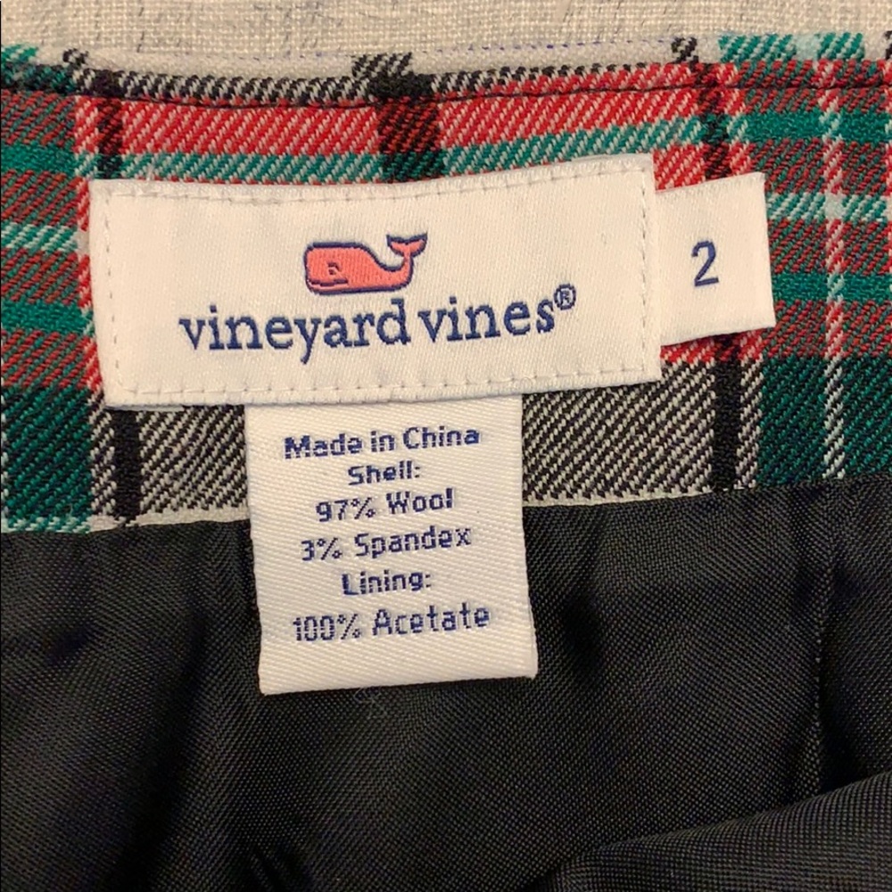 EUC tartan plaid skirt with sequence - Picture 3 of 5